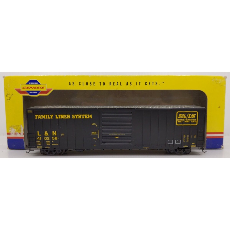 Athearn G4071 HO Scale L&N 410258 60′ Box Car #410258 EX/Box