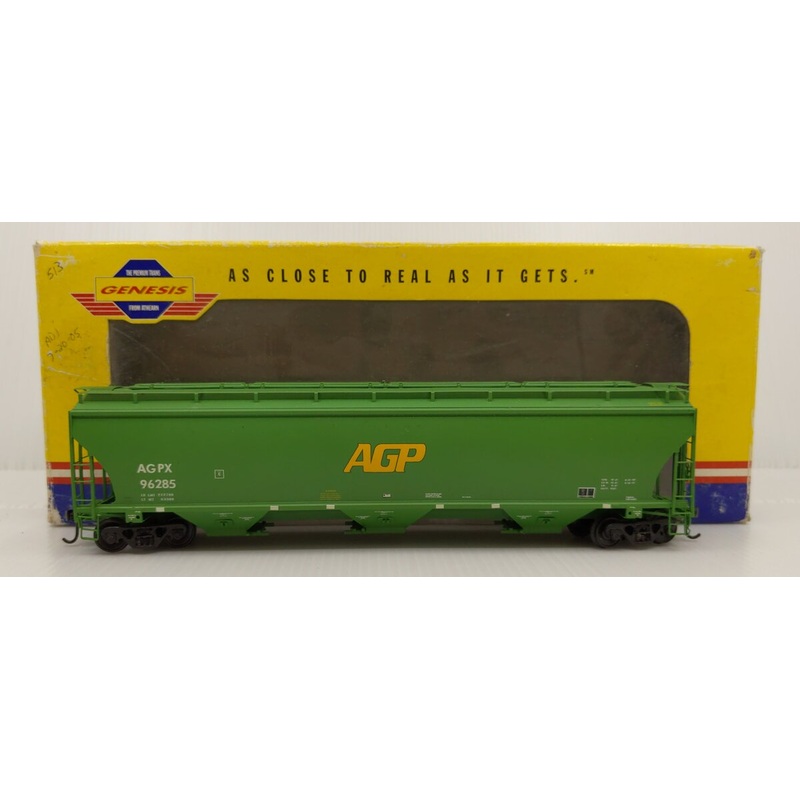 Athearn G4290 HO Scale AGP Custom Painted Trinity 5161 Cu.Ft. Covered Hopper EX/Box