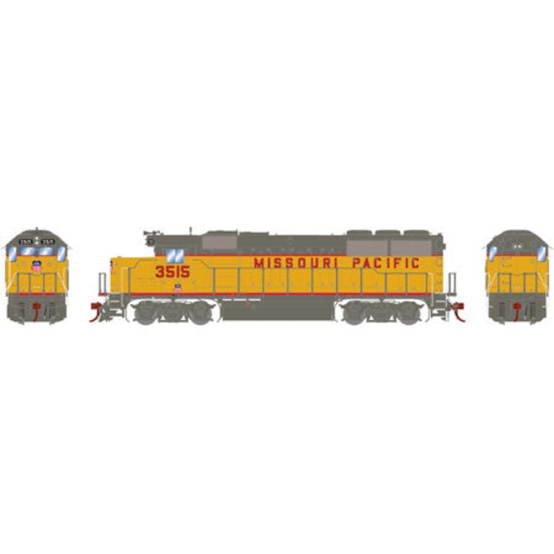 Athearn G65434 HO Missouri Pacific GP50 Diesel Locomotive with DCC & Sound #3515 NIB