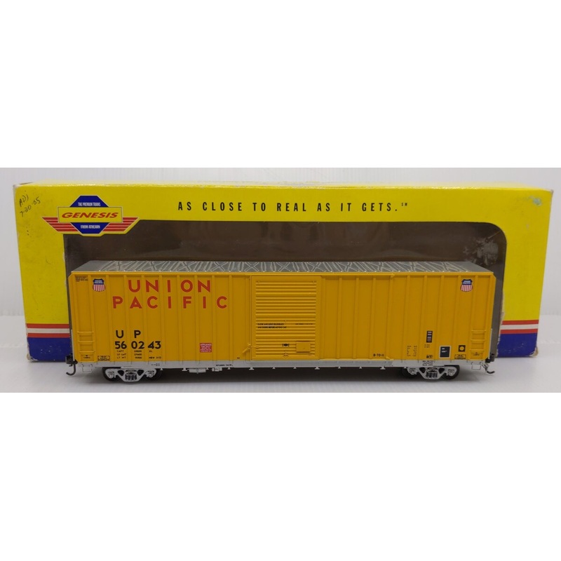 Athearn OG4051 HO Scale Union Pacific FMC OB 10′ Door 60′ Boxcar #560243 EX/Box