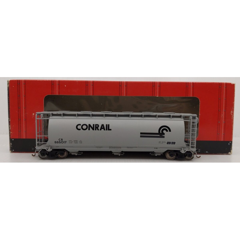 Atlas 1933-4 HO Scale Conrail ACF 3-Bay Cylindrical Hopper #885017 LN/Box