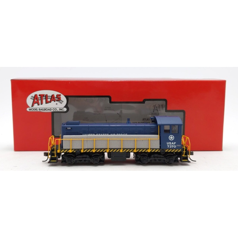 Atlas 8820 HO Scale United States Air Force S-1 Diesel Locomotive #7370 EX/Box