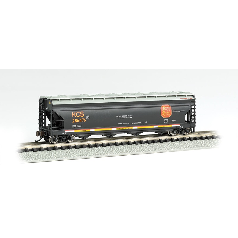 Bachmann 17556 N Kansas City Southern ACF 56′ 4-Bay Center Flow Hopper #286476 VG/Box