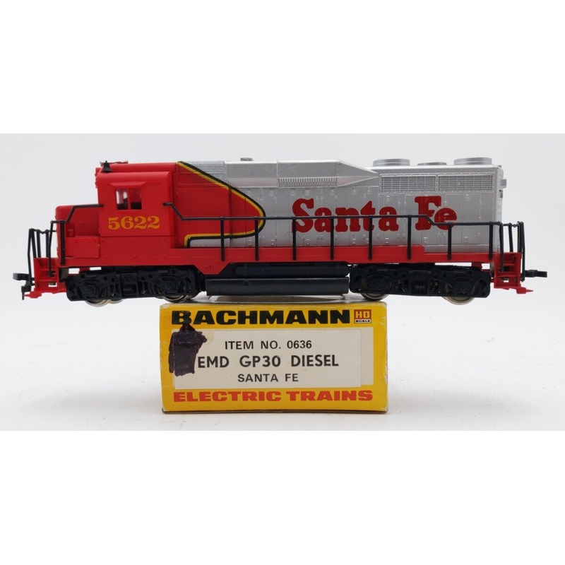 Bachmann 636 HO Scale Santa Fe GP30 Diesel Locomotive #5622 LN/Box