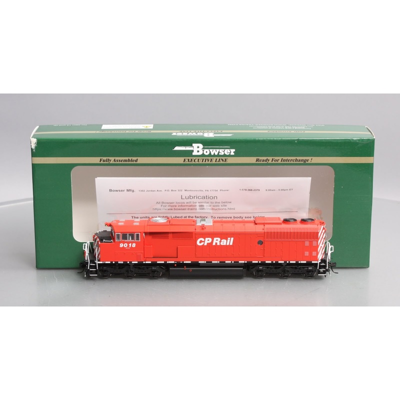 Bowser 25005 HO CP Round Porthole GMD SD40-2F Diesel Locomotive w/Sound #9018 NIB