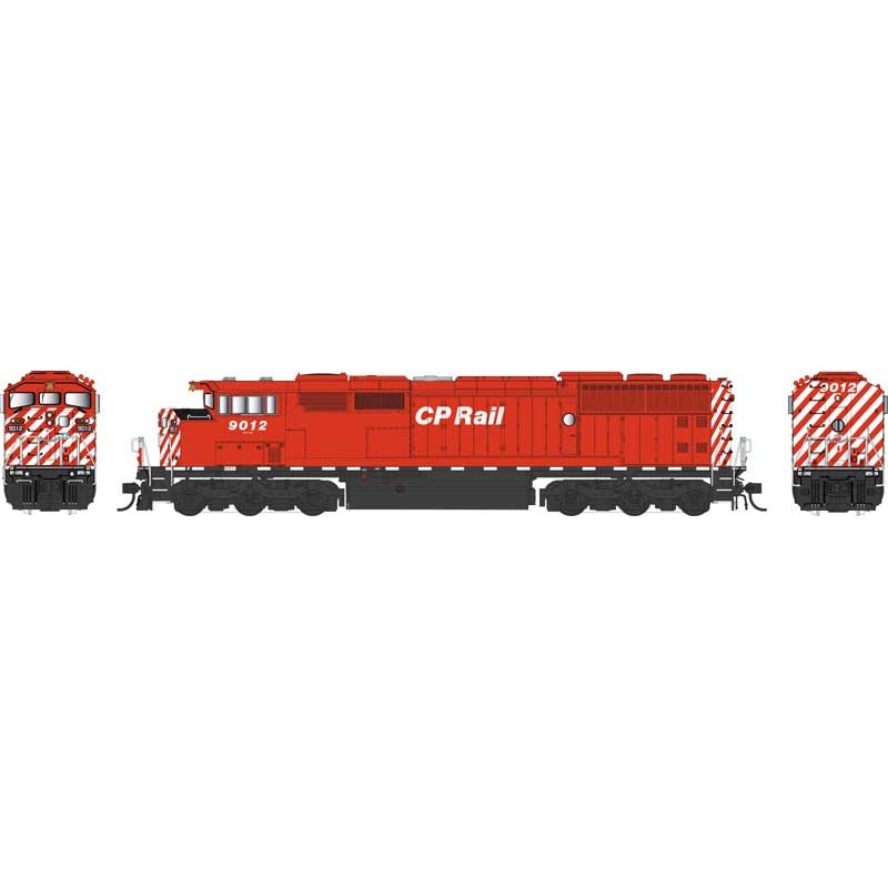 Bowser 25010 HO CP Rail Rect Porthole SD40-2F Diesel Locomotive with Sound #9012 NIB
