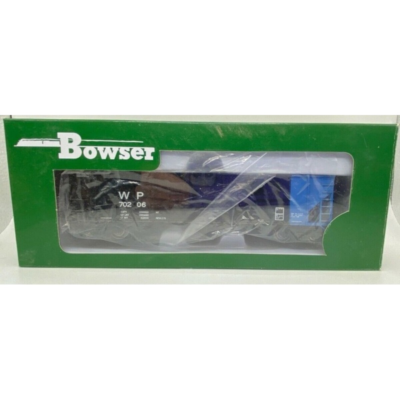 Bowser 41536 HO Western Pacific Blue Rotary End 100 Ton Hopper Car Kit  # 70206 NIB