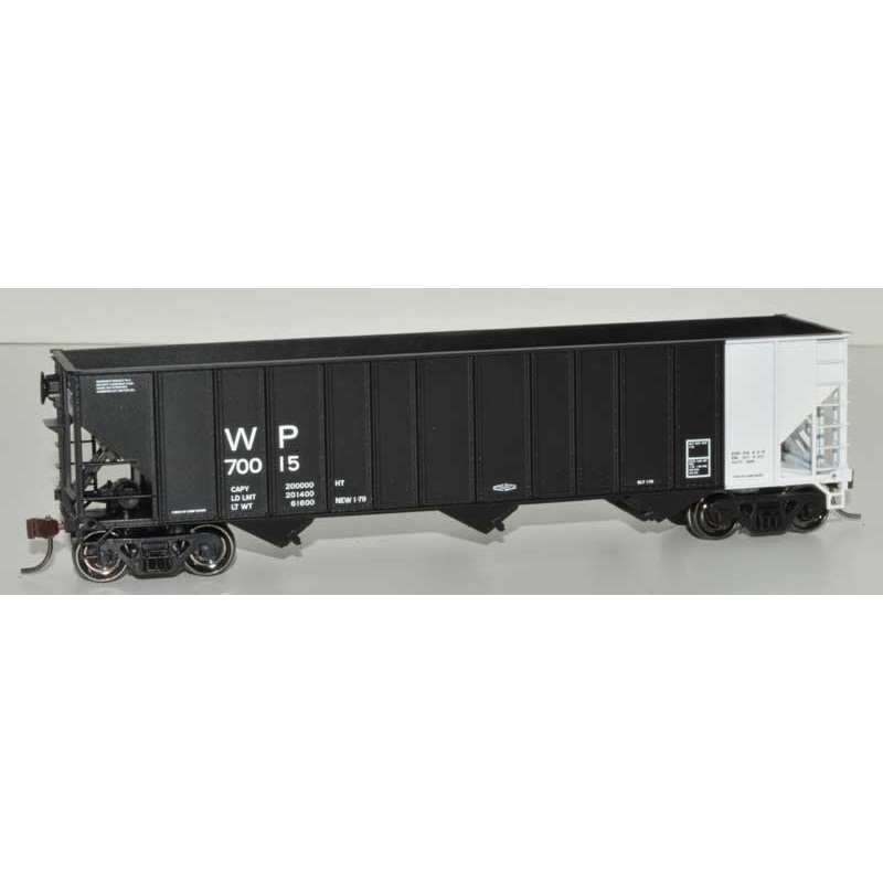 Bowser 41538 HO Western Pacific White Rotary End 100 Ton Hopper Car Kit #70015 NIB