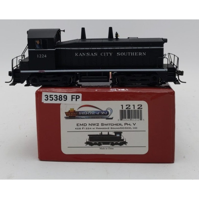 Broadway Limited 1212 HO Kansas City Southern Diesel EMD NW2 Phase V #1224 LN/Box
