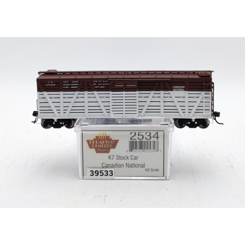 Broadway Limited 2534 HO Canadian National PRR K7 Stock Car LN/Box