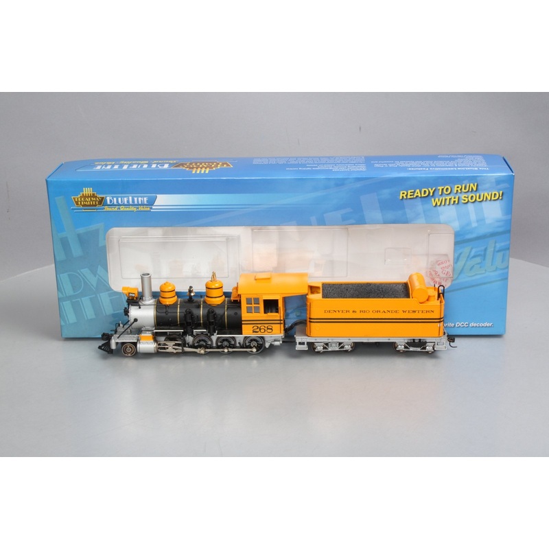Broadway Limited 5220 On30 D&RGW C-16 2-8-0 Steam Locomotive with Sound #268 NIB