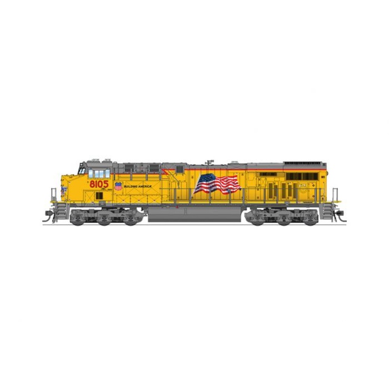 Broadway Limited 5875 HO Union Pacific GE ES44AC Diesel Loco Sound/DCC #8109 MT/Box