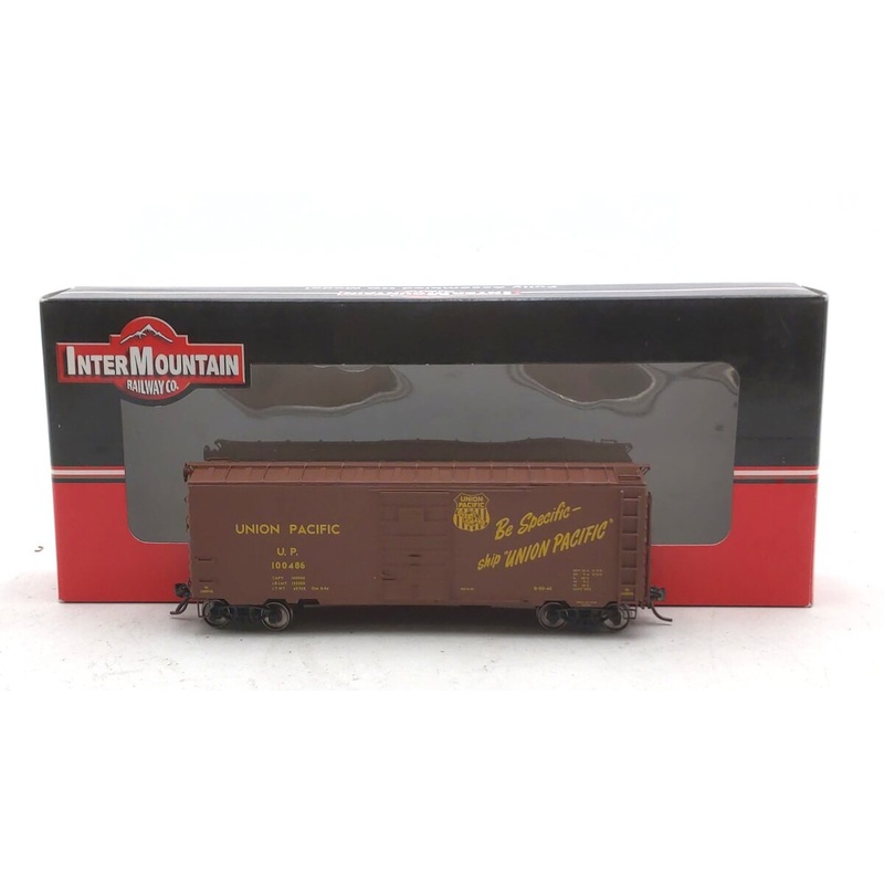 InterMountain 45419-03 HO Union Pacific Overland 40′ PS-1 SD Box Car #100486 LN/Box