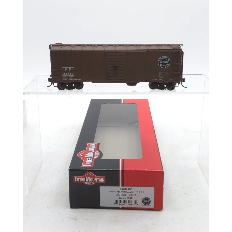 InterMountain 45787-02 HO Scale Southern Pacific 40′ 1937 AAR Box Car #83811 NIB