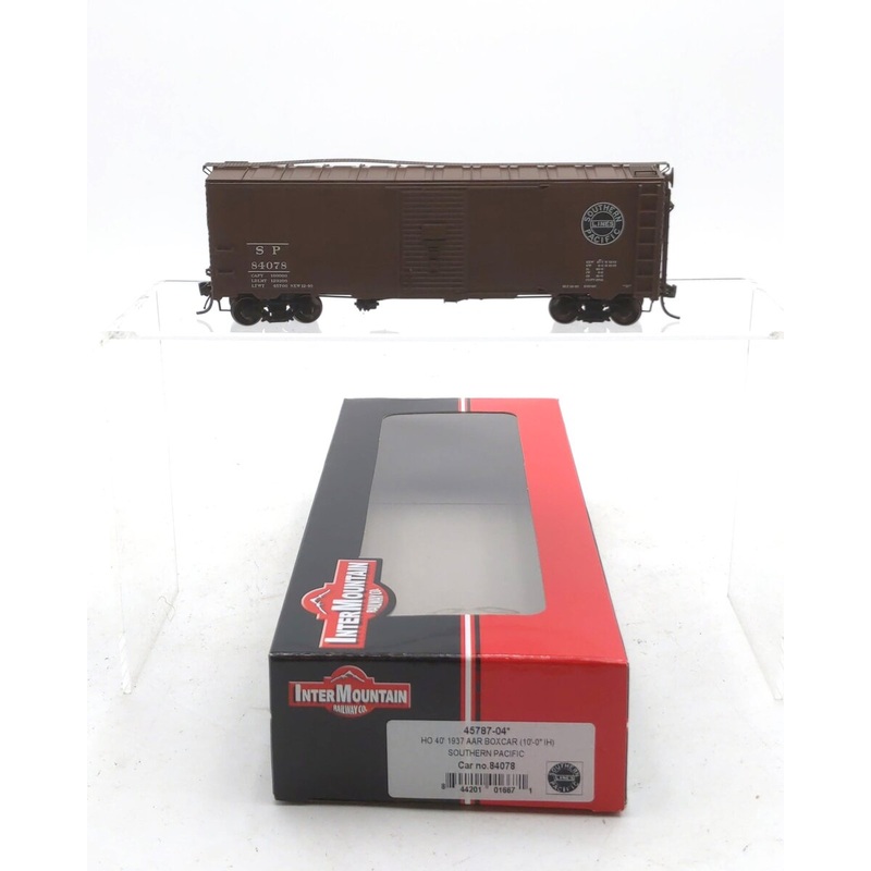 InterMountain 45787-04 HO Scale Southern Pacific 40′ 1937 AAR Box Car #84078 NIB