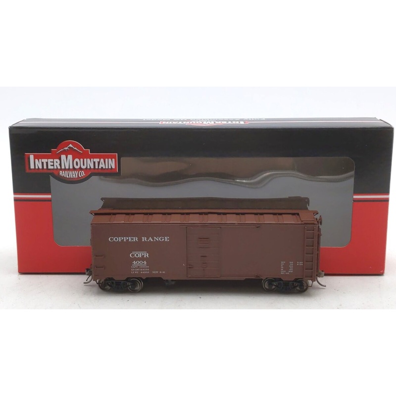 InterMountain 45797-04 HO Scale Copper Range 1937 AAR 40′ Boxcar #4004 LN/Box