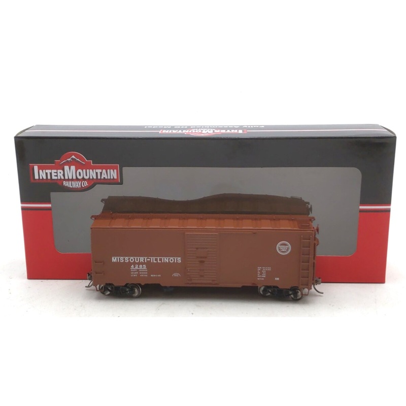 InterMountain 45840-03 HO Scale Missouri Illinois 10’6 1937 AAR Box Car #4285 LN/Box
