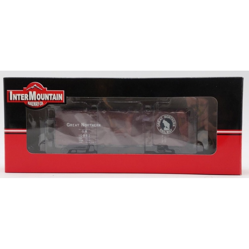 InterMountain 46052-07 HO Scale Great Northern Plywood Panel Boxcar #10052 LN/Box