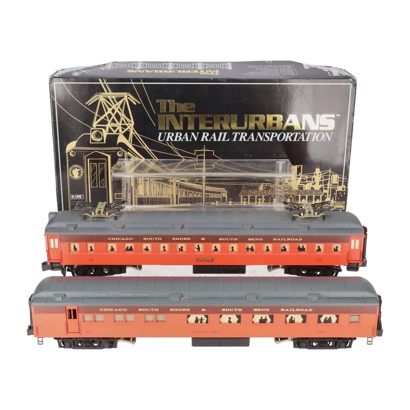 K-Line K2700 O CSS&B 18 Heavyweight Interurban Cars (Set of 2) EX/Box