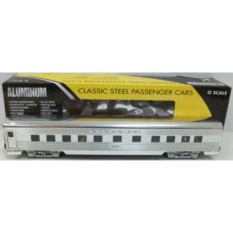 K-Line K4630-33106 O Santa Fe 18 Aluminum Chair Car #3106 LN/Box