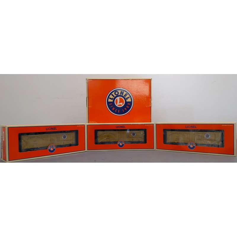Lionel 6-11875 O Gauge Northern Pacific Steel Sided Refrigerator Car 3 Pack EX/Box