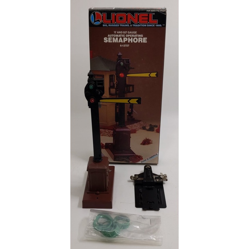 Lionel 6-12727 O and O27 Gauge Automatic Operating Semaphore Signal EX/Box