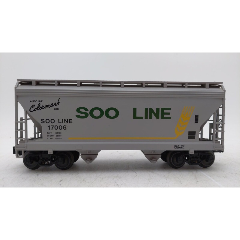 Lionel 6-17006 O Gauge SOO Line ACF 2-Bay Hopper Car EX