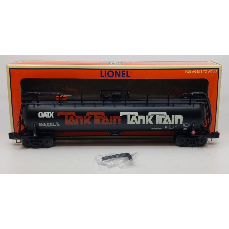 Lionel 6-19637 O Gauge GATX Tank Train Intermediate Car #44589 EX/Box