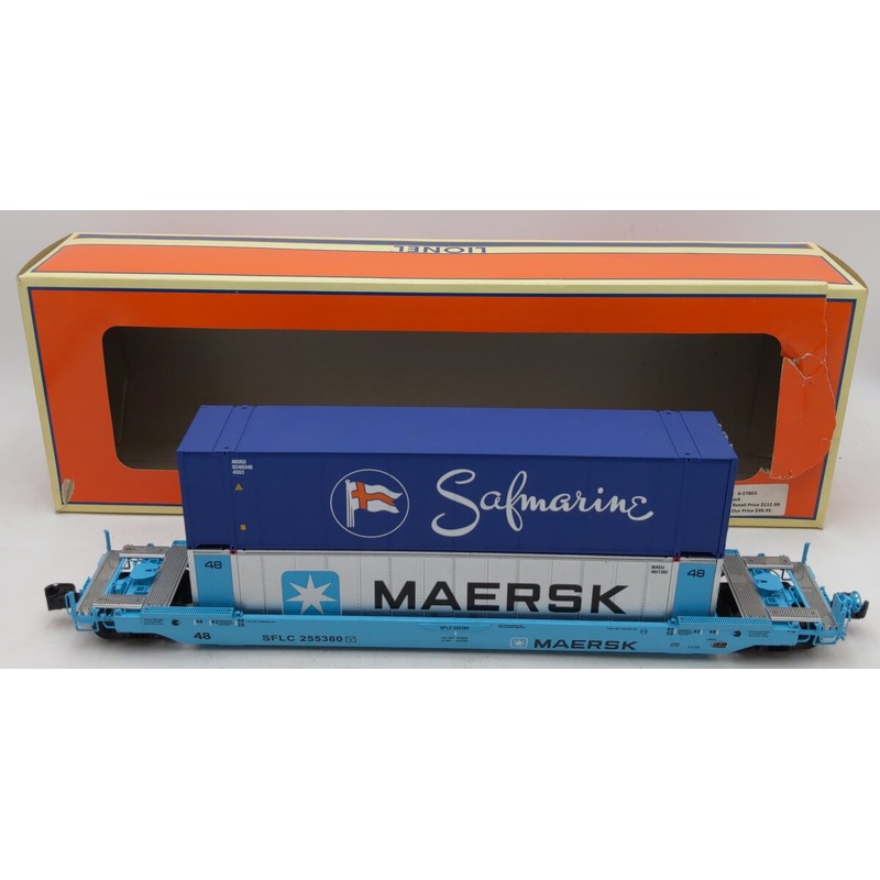 Lionel 6-27803 O Safmarine Husky Stack #255380 EX/Box