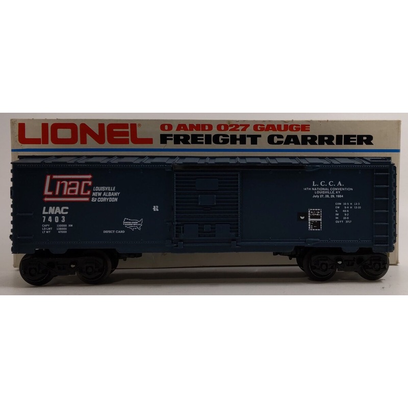 Lionel 6-7403 O Gauge L.C.C.A 1984 LNAC Boxcar EX/Box