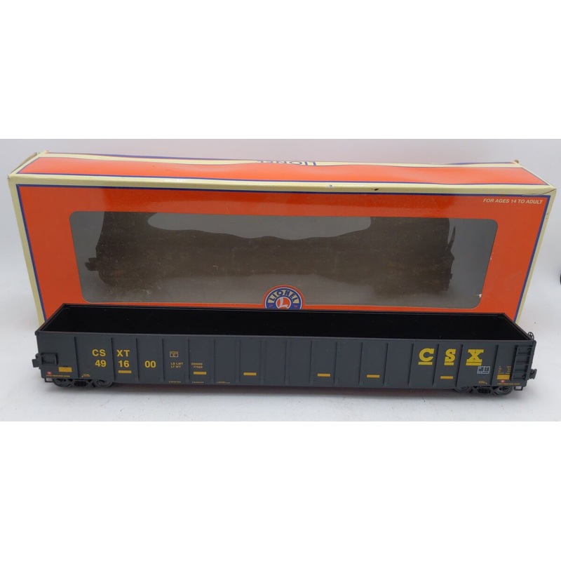 Lionel 6-83319 O CSX 66′ Foot Mill Gondola Car #491600 EX/Box