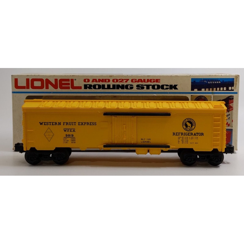 Lionel 6-9819 O Gauge Great Northern Western Fruit Express Reefer LN/Box