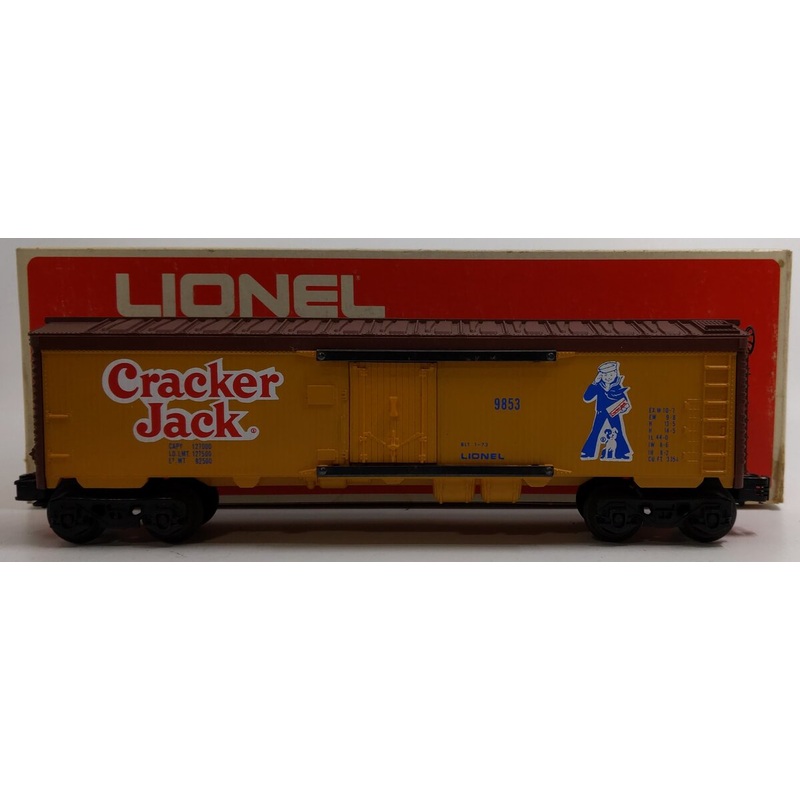 Lionel 6-9853 O Gauge Cracker Jack Billboard Reefer Car (Caramel) EX/Box