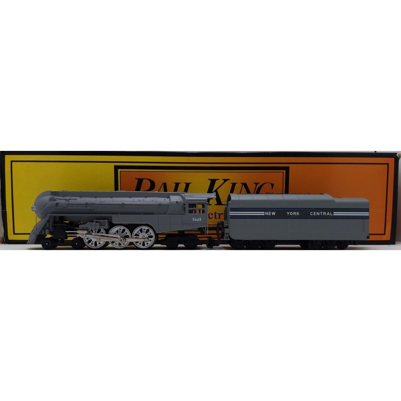 MTH 30-1113-1 O NYC 4-6-4 Dreyfuss Hudson Steam Locomotive & Tender #5445 w/PS1 EX/Box