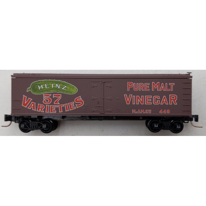 Micro-Trains 51800500 Z Heinz Series #5 40′ Wood Sheathed Ice Reefer #449 LN/Box