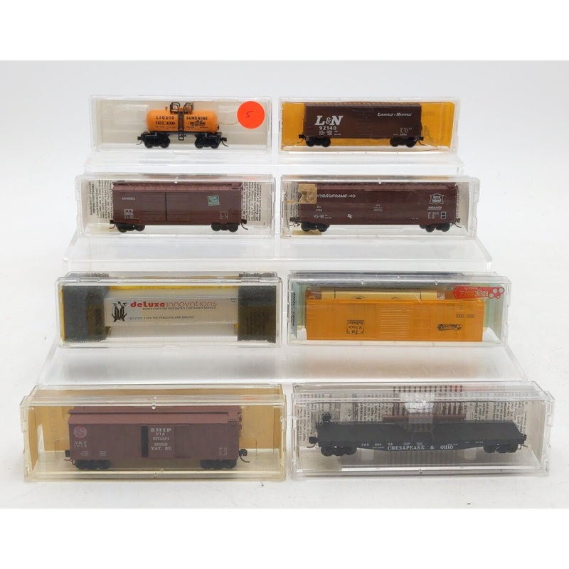 Micro-Trains & Others N Scale Assorted Freight Cars [8] EX/Box