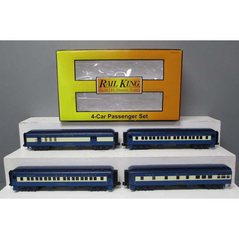 MTH 30-6901 O Jersey Central RailKing 60′ Madison Passenger Set (Set of 4) NIB