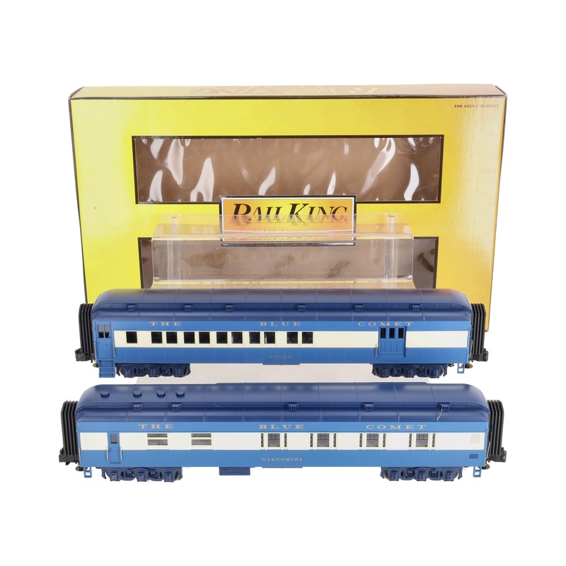 MTH 30-6902 O Jersey Central 60′ Madison Combo/Diner Passenger Set (Set of 2) NIB