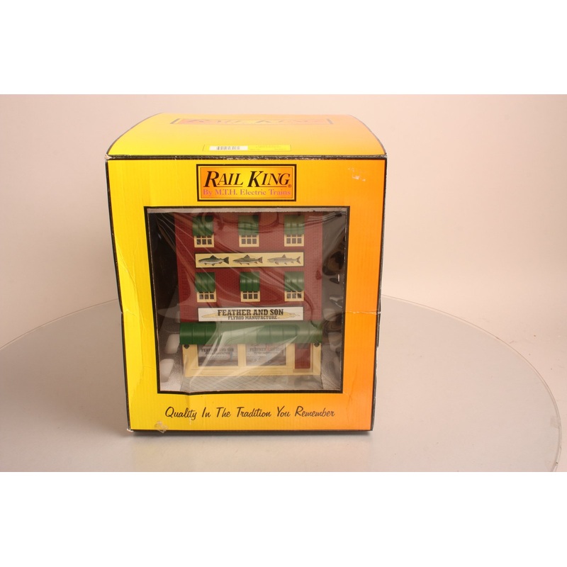 MTH 30-90017 O Gauge 3-Story Feather & Son City Factory EX/Box