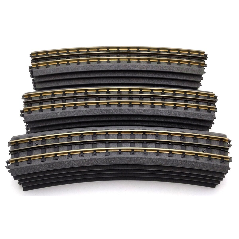 MTH 40-1010 RealTrax O-72 Curved Track- Solid Rails (16) EX