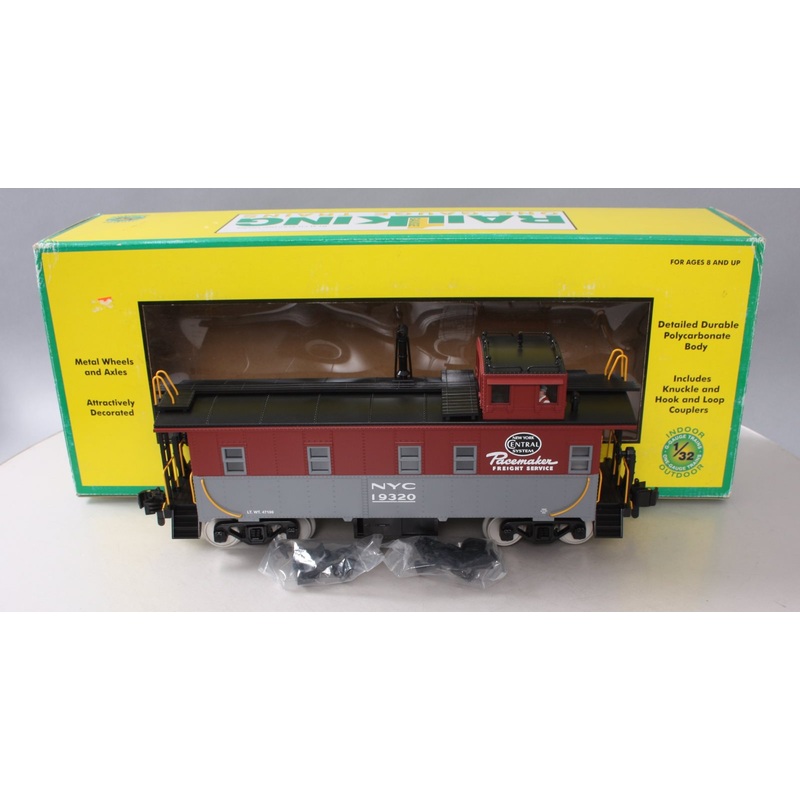 MTH 70-77005 G New York Central Offset Steel Caboose Car #19320 EX/Box