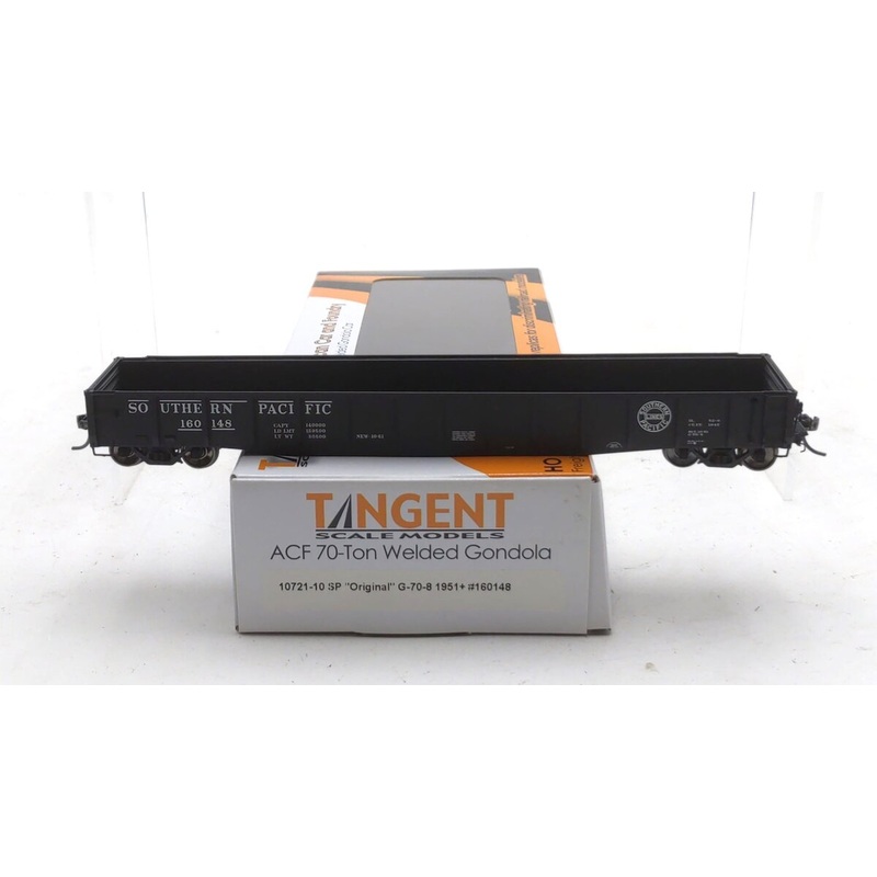 Tangent 10721-10 HO Scale Southern Pacific G-70-8 70 Ton Welded Gondola #160148 NIB