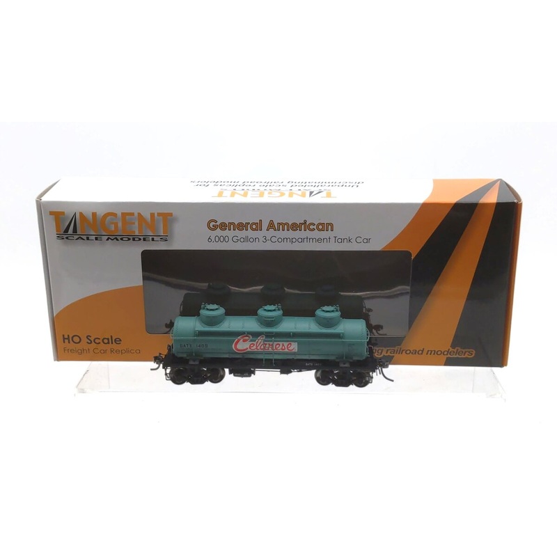 Tangent 11510-06 HO Scale Celarese GATX Tank Car #1409 LN/Box