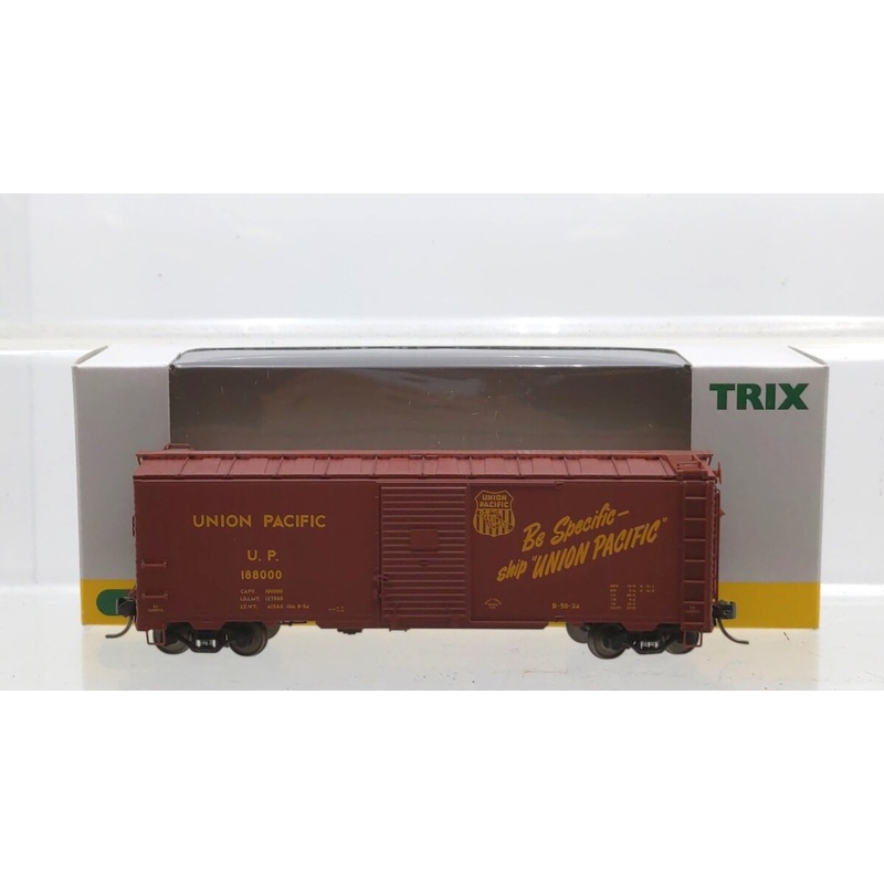 Trix 24900 HO Scale Union Pacific 40′ Steel Box Car #188000 LN/Box