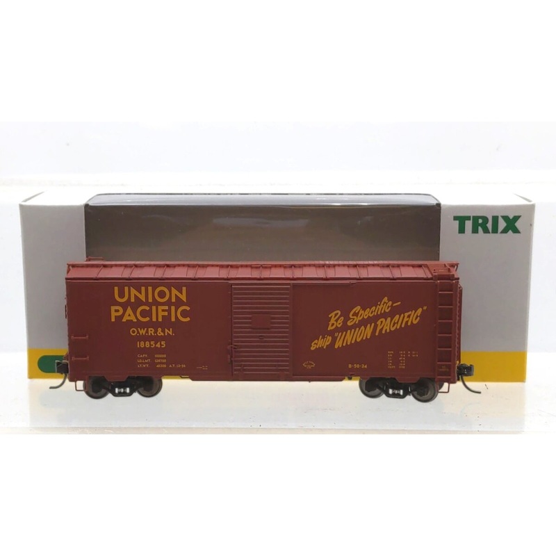 Trix 24900 HO Scale Union Pacific 40′ Steel Box Car #188545 LN/Box
