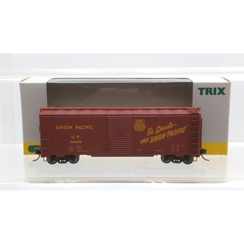Trix 24900 HO Scale Union Pacific 40′ Steel Box Car #190000 LN/Box