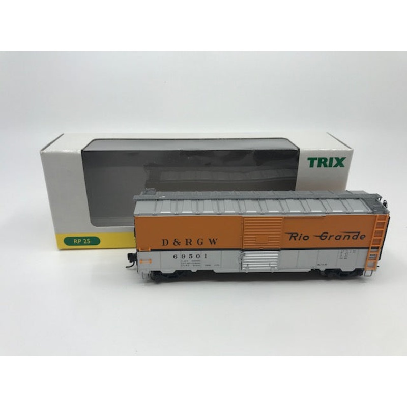 Trix 24902-2 HO Scale Denver & Rio Grande Western 40′ Boxcar #69501 LN/Box