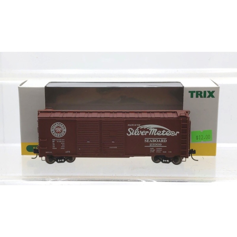 Trix 24902-5 HO Scale Seaboard Double Door 40′ Boxcar #23309 LN/Box