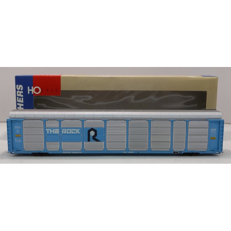 Walthers 932-4869 HO Scale Rock Island Thrall 89′ Tri-Level Auto Carrier #995001 LN/Box