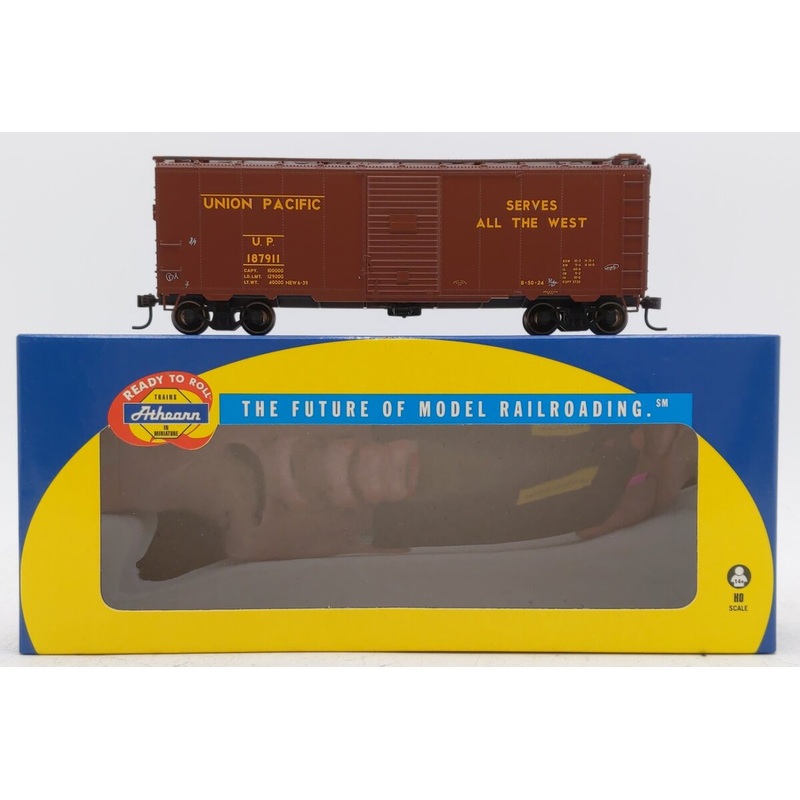 Athearn 70009 Union Pacific 40′ Youngstown Door Boxcar #187911 LN/Box